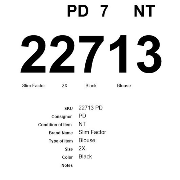 Slim Factor by Investments Womens 2X Black Velvet Mesh Sleeve Blouse New - Picture 7 of 7